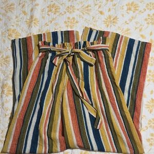Striped Wide Leg Pants